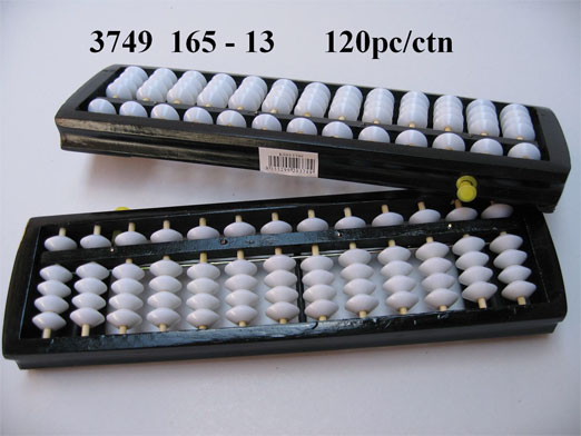 3749 Black Wood Abacus 