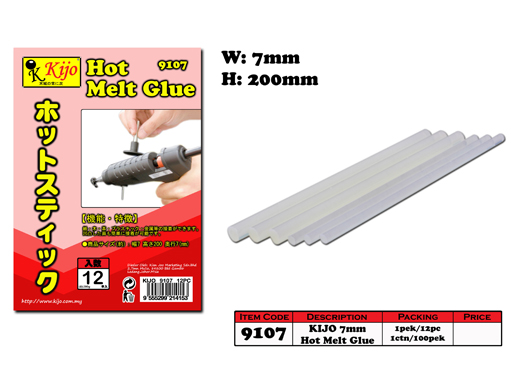 9107 KIJO 7mm Hot Melt Glue