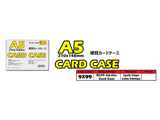 9299 KIJO A5-Size Card Case 