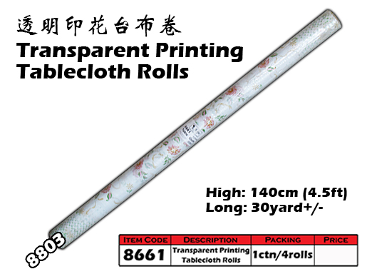 8661-8803 Kijo Printing Tablecloth Roll