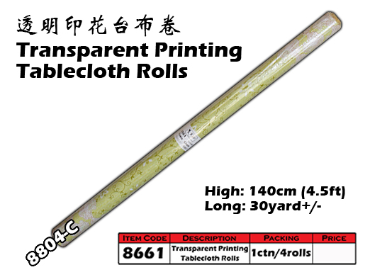 8661-8804-C Kijo Printing Tablecloth Roll