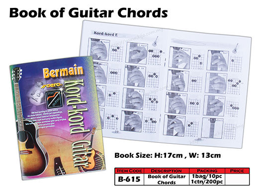 B-615 Book of Guitar Chords