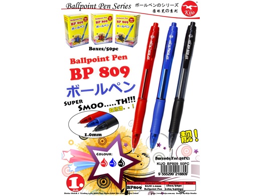 BP809 Kijo 1.0mm Ballpoint Pen 
