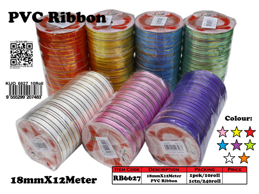 RB6627 KIJO 18mm PVC Ribbon