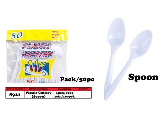 8921 Plastic Cutlery ( Spoon ) 