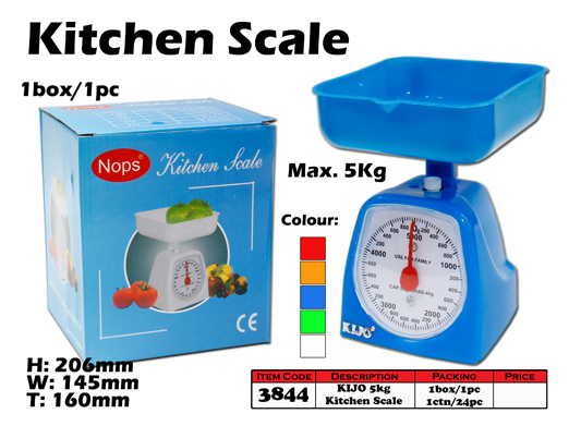 3844 KIJO 5Kg Kitchen Scale 