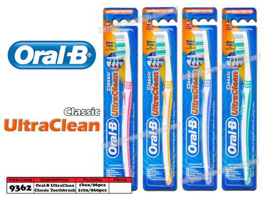 9362 Oral-B Classic UltraClean Toothbrush - Medium