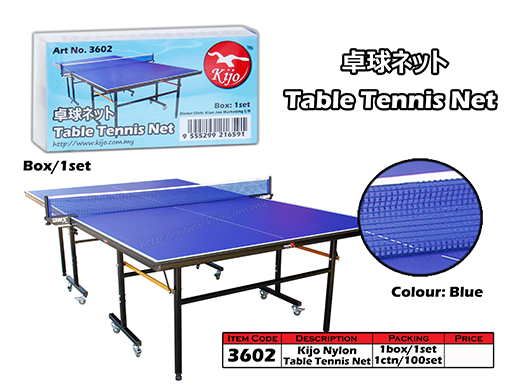 3602 Kijo Nylon Table Tennis Net 