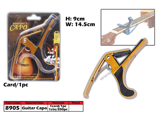 8905 Guitar Capo Gold