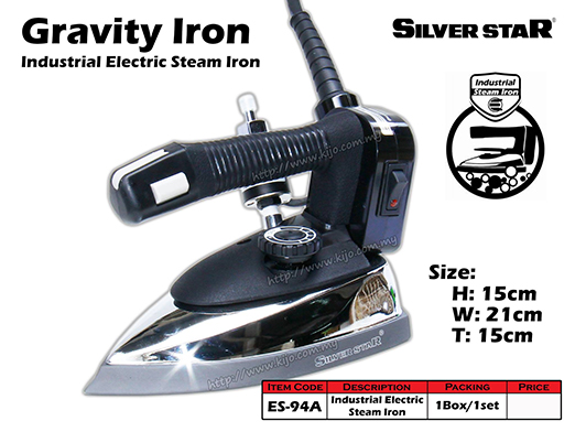 ES-94A Silver Star Industrial Electric Steam Iron