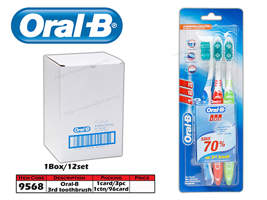 9568 Oral-B 123 3in1 Toothbrush Set 