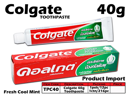 TPC40 Colgate Toothpaste Fresh Cool Mint 40g